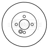 BORG & BECK Тормозной диск BBD4732